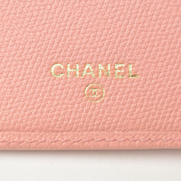 CHANEL Wallet Long with Button Motif Leather Rose A20904 - Picture 6 of 15